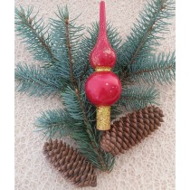 Новорічна верхівка на ялинку 18см в асортименті